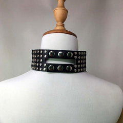 Rivet Necklace Bondage Adjustable Buckle Erotic Fetish Choke