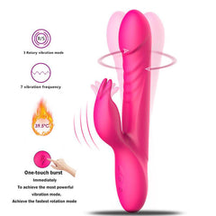 Rotation Heating Rabbit Vibrator Dildo Vibrator