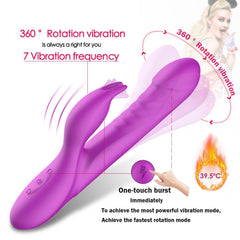 Rotation Heating Rabbit Vibrator Dildo Vibrator