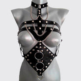 Sexy Chest Strap Leather Garters