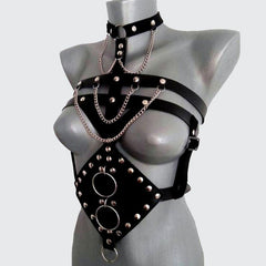Sexy Chest Strap Leather Garters