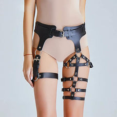 Sexy Garter Bondage Punk Waist Leg