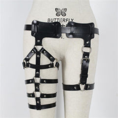 Sexy Garter Bondage Punk Waist Leg