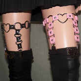Sexy Girl Garter Belt Rivets Harajuku