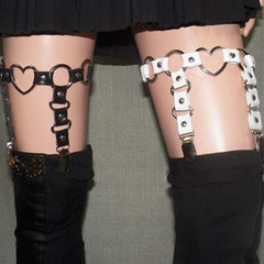 Sexy Girl Garter Belt Rivets Harajuku