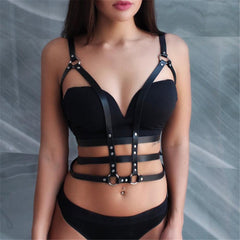 Sexy Women Belt Cage Bust Bondage