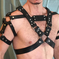 Shoulder Bdsm Pastel Goth Chest Bondage