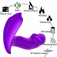 Wearable G Spot Heating Butterfly Vibrator