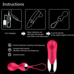 Wireless Remote Control Dual Vibrating Eggs