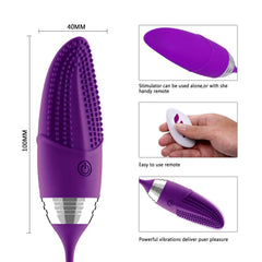 Tongue Clitoris Vibrator 12 Frequency Egg Vibrator