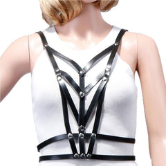 Women Harajuku Goth Harness Bondage