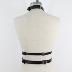 Women Leather Harness Belt Body Bondage