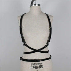 Women Popular Stud Punk Goth Harness