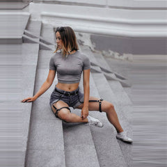 Women's Belt For Stocking Garters Leg Cage