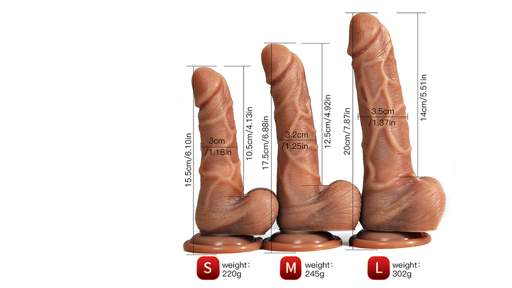 How Big is The Average Dildo After Use 1000 Dildos?