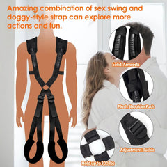 Sex Swing Set / BDSM Bondage Love Slings for Couples with Adjustable Strap