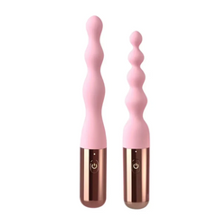 Anal Bead Vibrator Butt Plug Prostate Massager Dildo Vibrator
