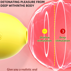 Lemon Clitoral Massager OEM Female Masturbation Toy Sucking Vibe
