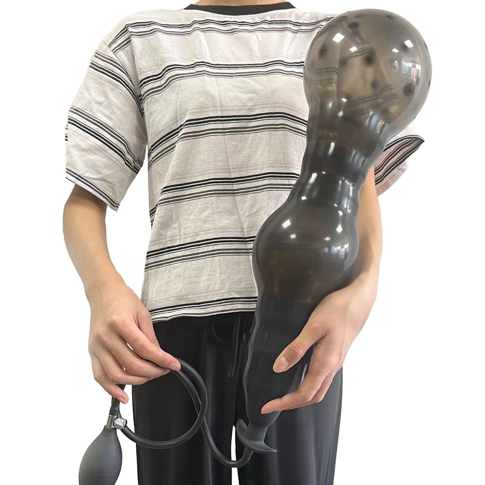 Gadgetlly 7.68" Inflatable 5-Bead Anal Plug