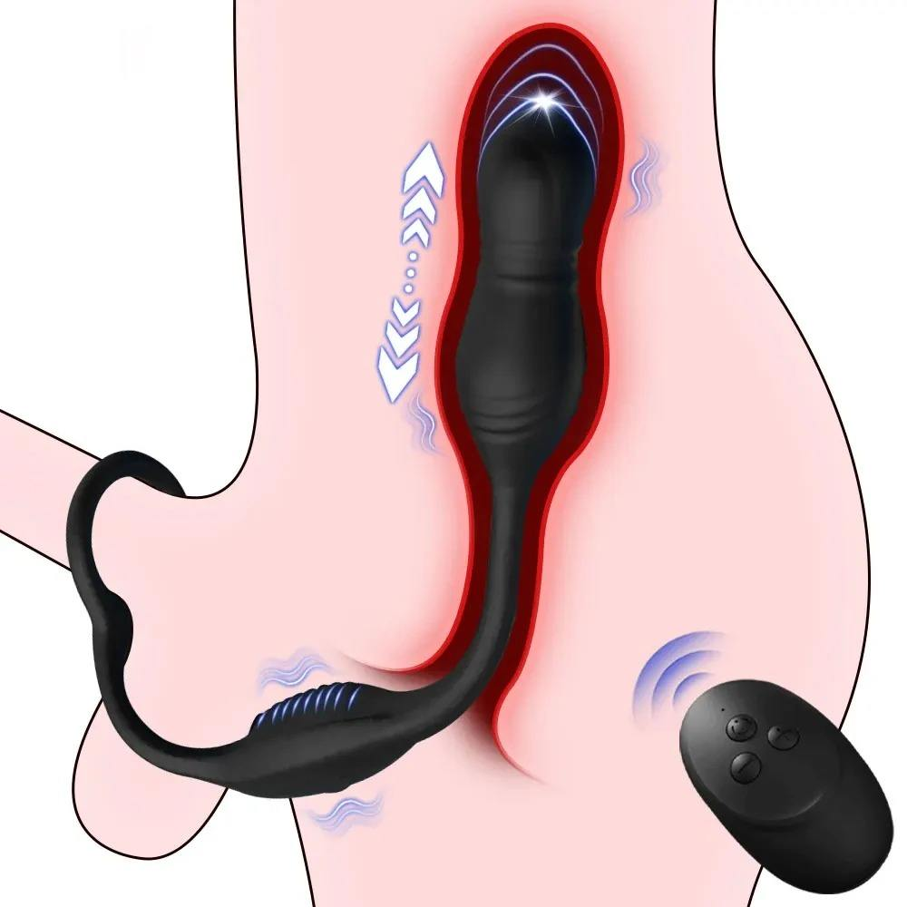 Prostate Massager Penis Vibrator for Men Wireless Anal Plug