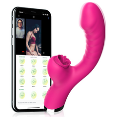 Tongue Licking Dildo Vibrator