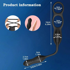 Prostate Massager Penis Vibrator for Men Wireless Anal Plug