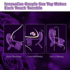 Vibrating Cock Ring Sex Toys for Couples