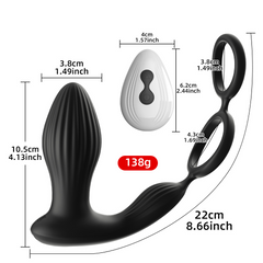 Male Prostate Massage Remote Anal Vibrator