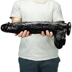 16.5 Inch Strap On  Big Black Dildo Black Dildos