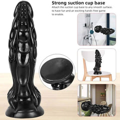 7.5 Inch Black Fantasy Dildos / Fantasy Dildo