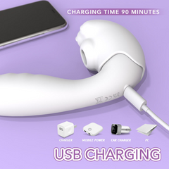 Sucking Vibrator Detachable Clit Stimulator with Licking