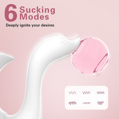 Swan-Shaped Suction G-Spot Vibrator