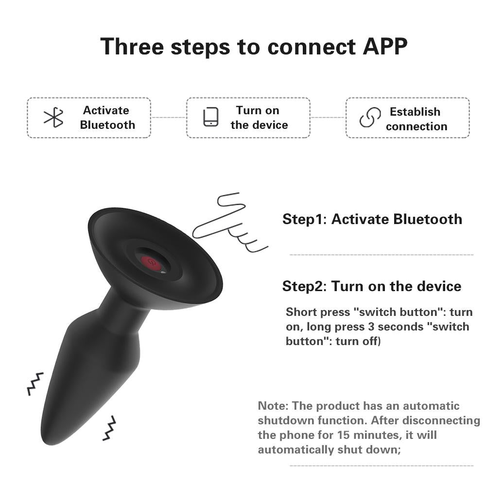 Bluetooth APP Big Anal Vibrator