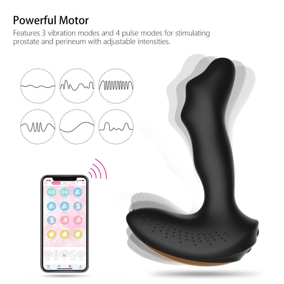 Bluetooth APP Remote Control Prostate Massage