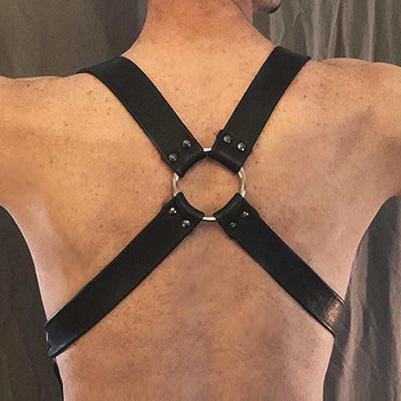 Body Harness Leather Suspenders Men Sexy Garters