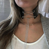 Collar Choke Sexy Bondage Neck Strap