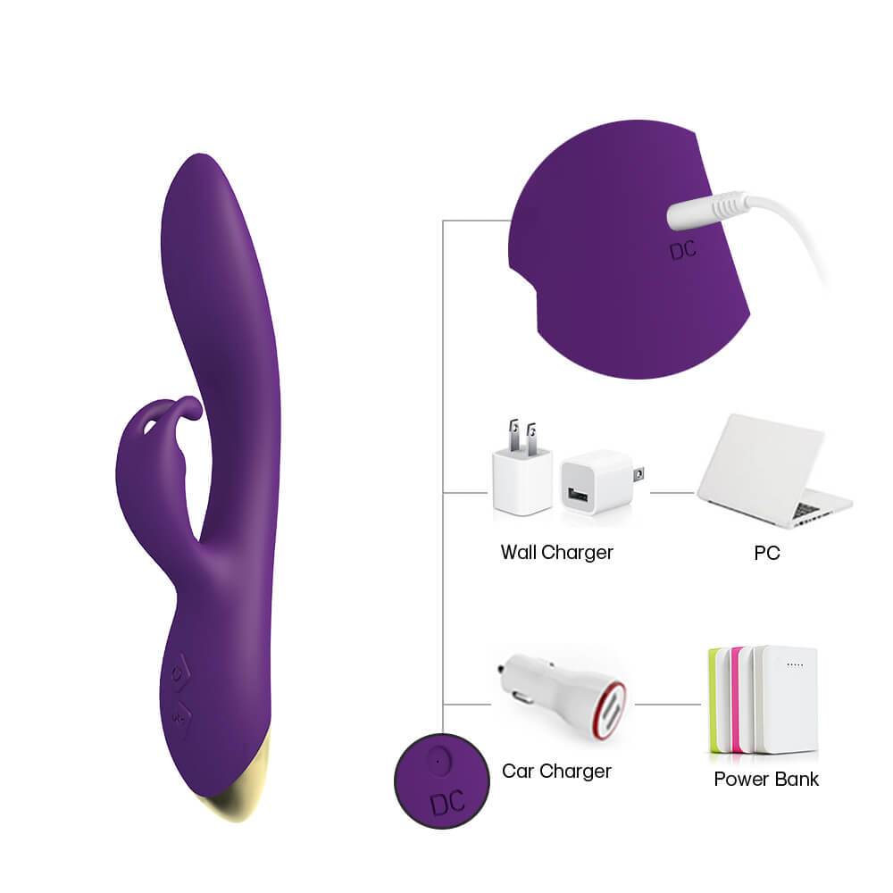 Dual Vibration Rabbit vibrator G-Spot Vibrators Gadgetlly Dual Vibration Rabbit vibrator G-Spot Vibrators Gadgetlly
