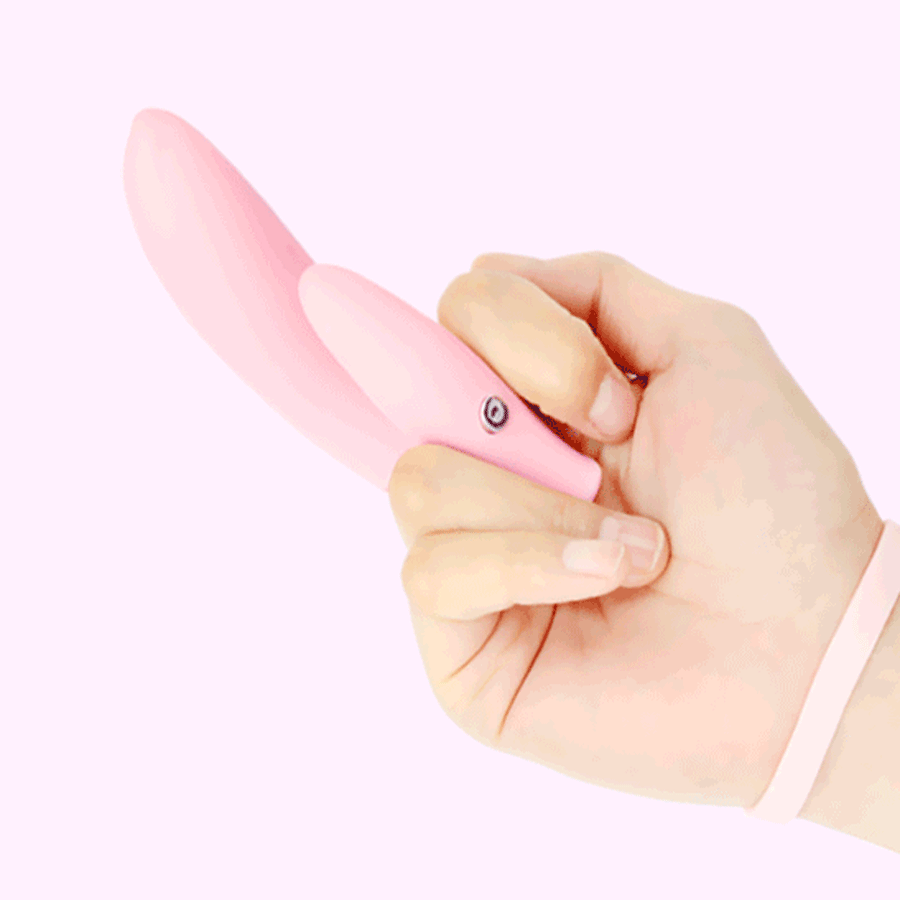 Finger Sleeve Vibrator Lesbian Brush Masturbator