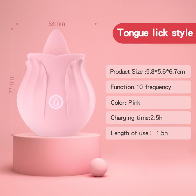 Lick Tongue Clitoral Vibrator Pussy Massage