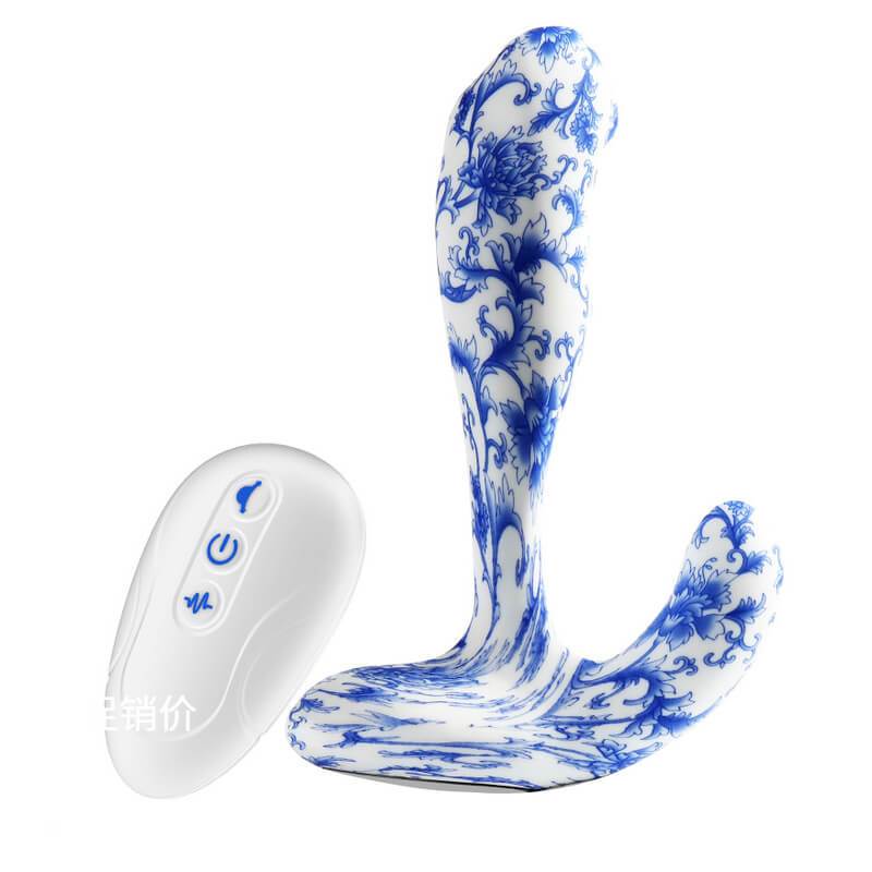 Gadgetlly Blue and White Porcelain Anus Toys