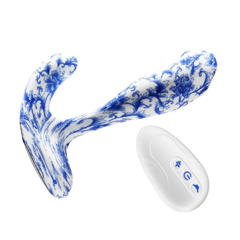 Gadgetlly Blue and White Porcelain Anus Toys