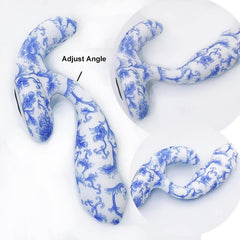 Gadgetlly Blue and White Porcelain Anus Toys