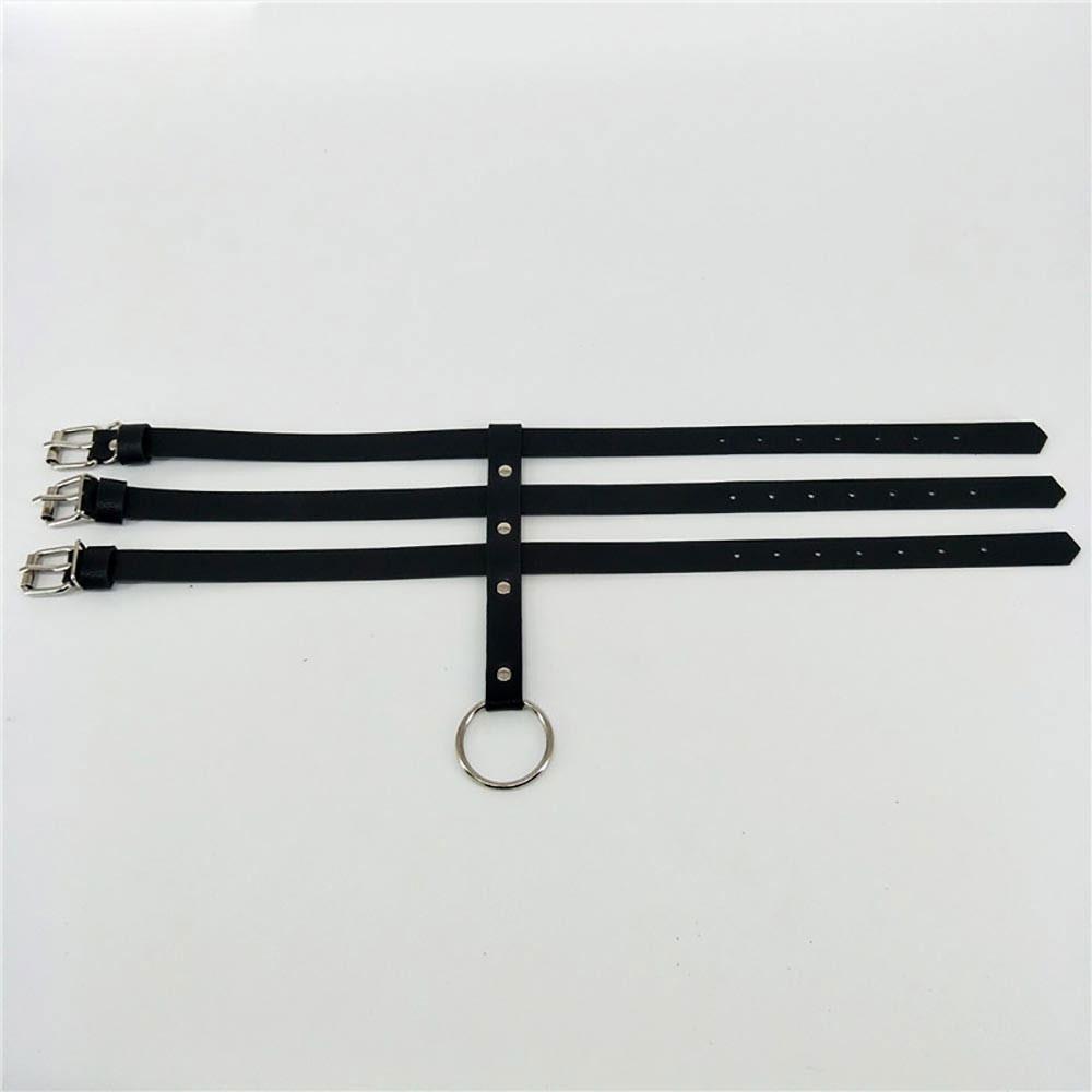 Harness Collar Leather Necklace Cord Bdsm Bondage