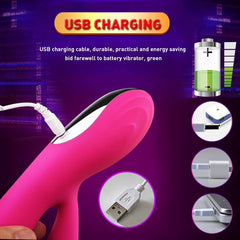 Intelliget Heating  Rabbit Dildo Vibrator
