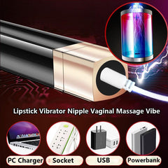 Lipstick Vibrator Nipple Vaginal Massage Vibe