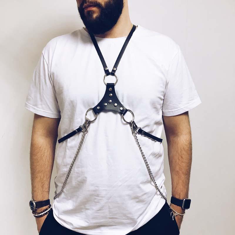 Men Harness Leather Belt Jartiyer