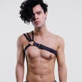Men Sexy Gay Belts Goth Punk Suspenders