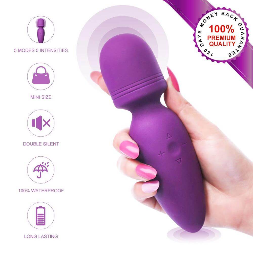 Mini Av Magic Wand Vibrator Gadgetlly Mini Av Magic Wand Vibrator Gadgetlly