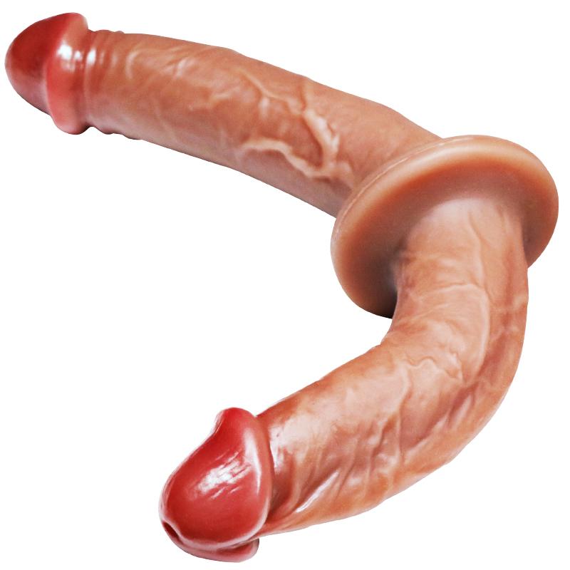 Double Head Dildo Vaginal Flexible Realistic