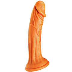 Golden Suction Realistic Women Dildo 7 Inch